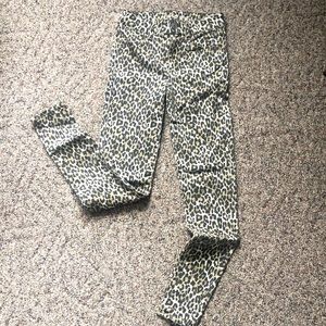 Like New American Eagle Cheetah Print Skinny Jeans